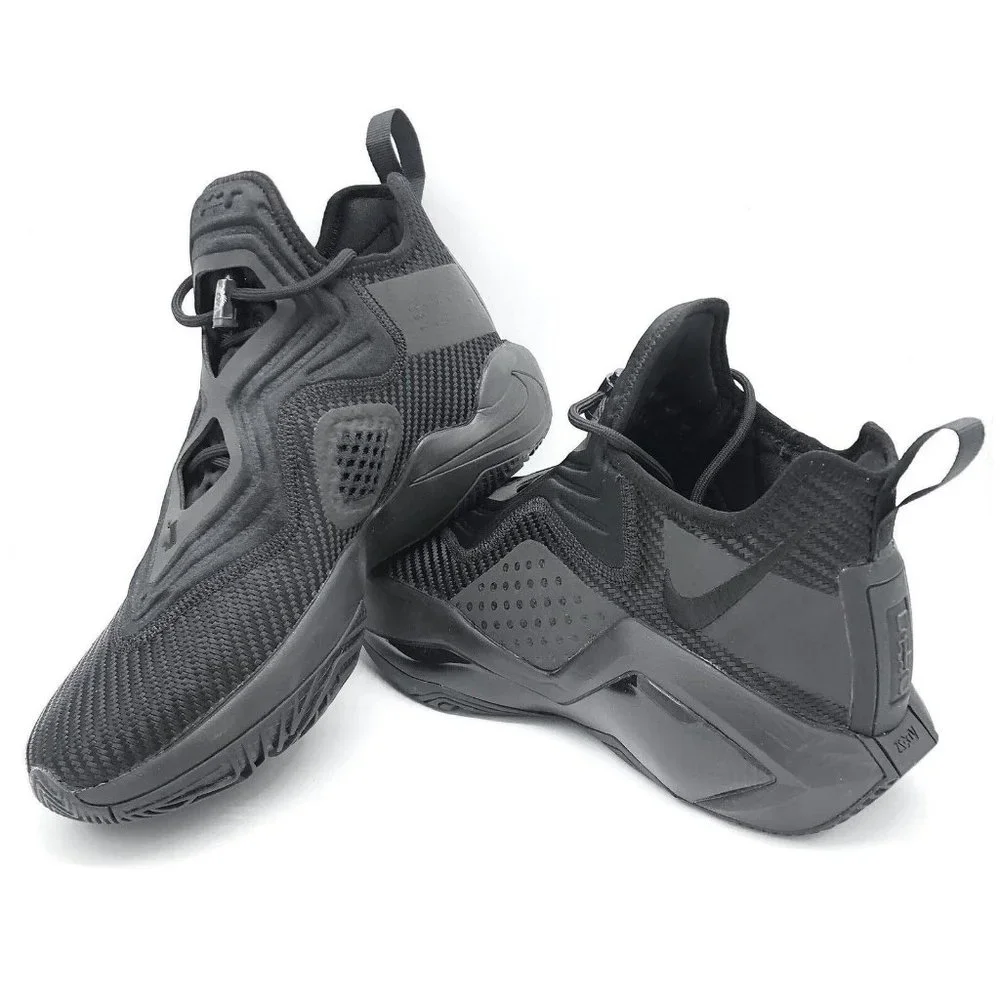 Nike Lebron Soldier XIV Men's Basketball Sneaker Shoe Limited Black CK6024-003 - Picture 1 of 10